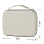 Ivory 42-slot jewelry organizer dimensions: 10 by 7.25 by 2.25 inches