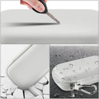 White music player case demonstrating scratch, impact, and water-resistant protection