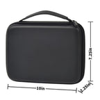 Gray 42-slot jewelry organizer dimensions: 10 by 7.25 by 2.25 inches