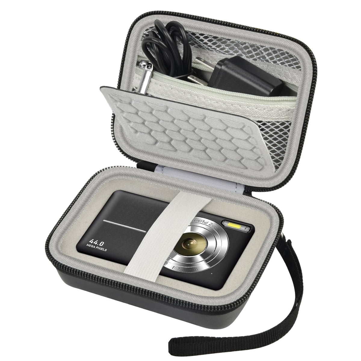 Camera Travel Case for Kodak, for Canon & for Sony – Black – protective case product view