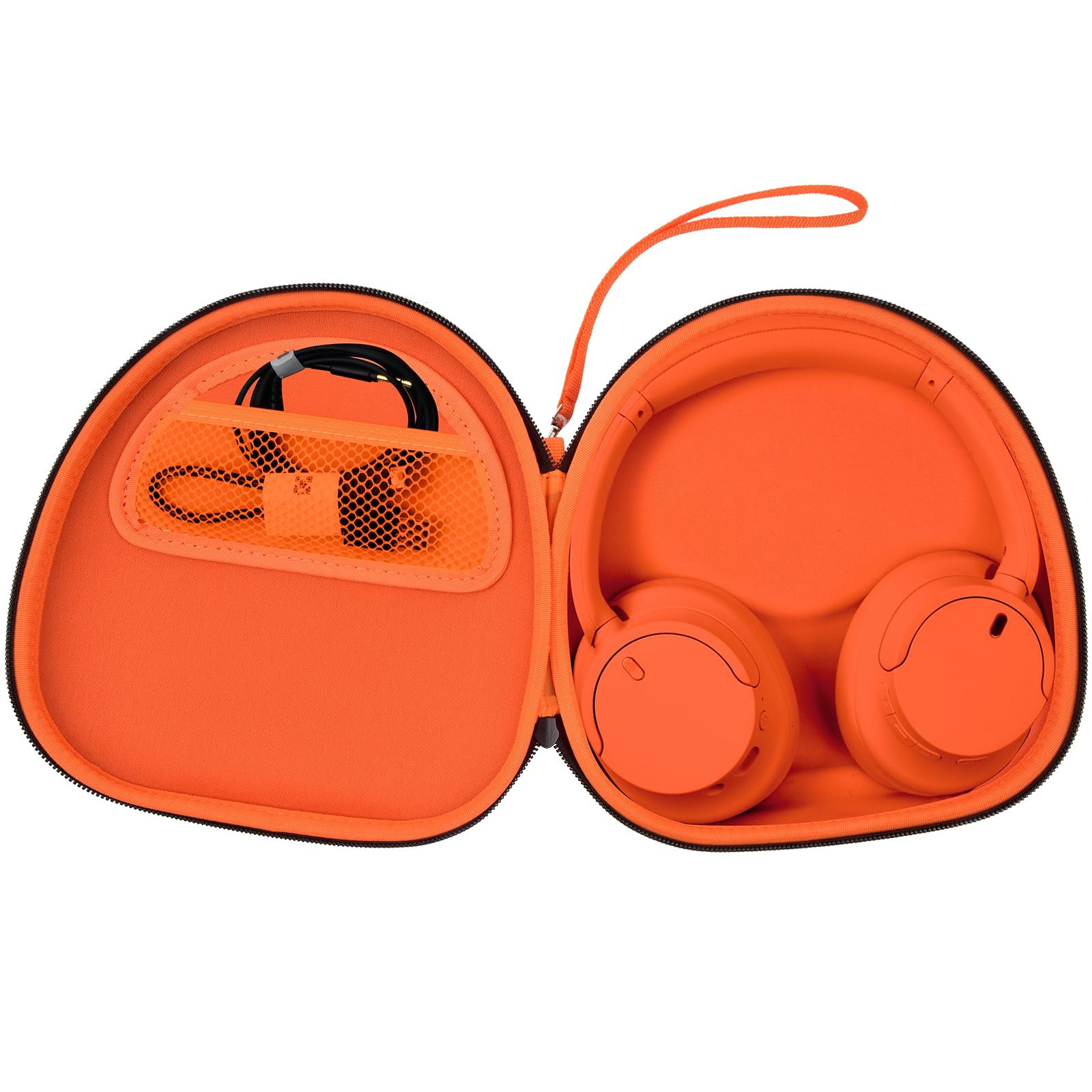 Sony & JBL Wireless Headphone Case | ALKOO – Orange – protective case product view