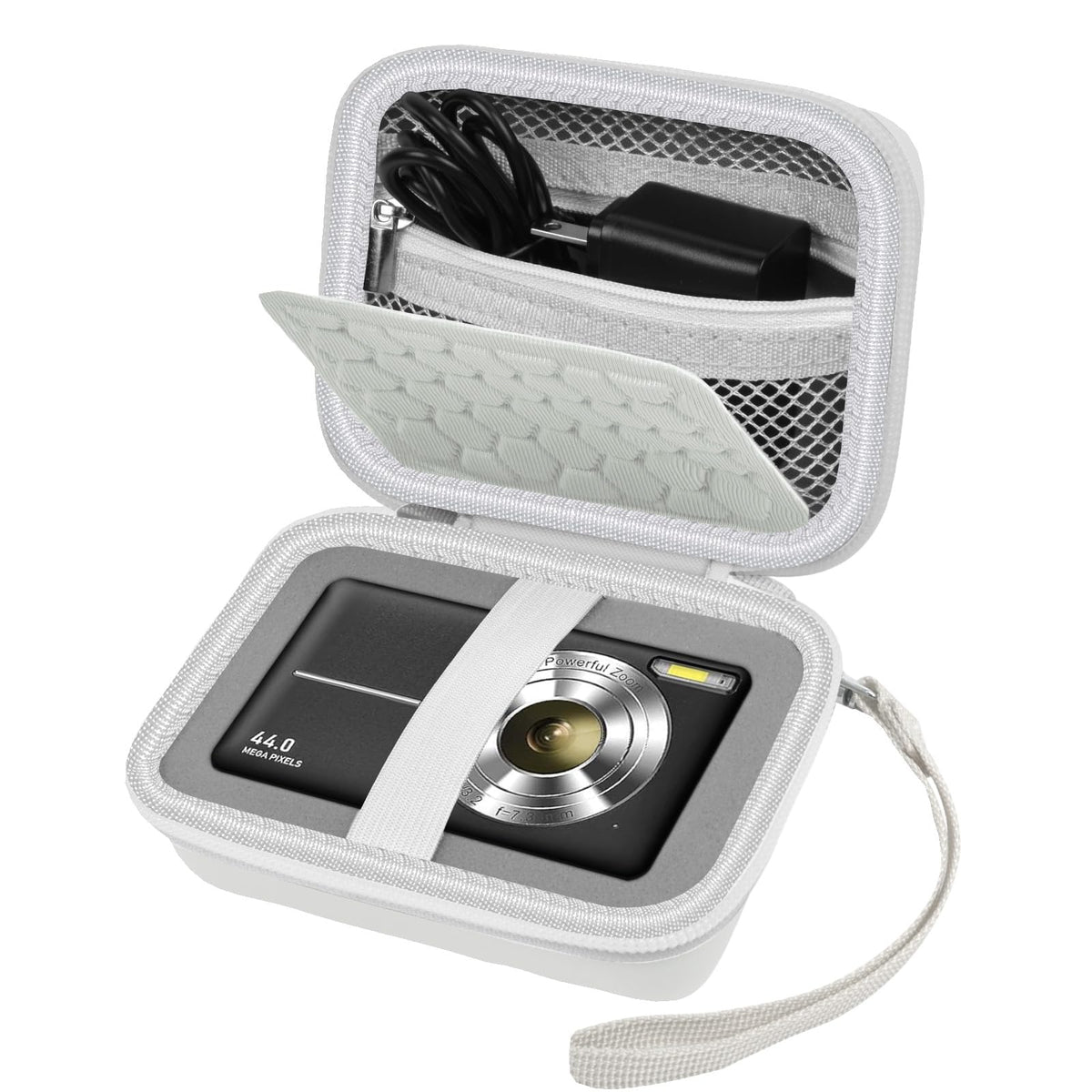 Camera Travel Case for Kodak, for Canon & for Sony – White – protective case product view