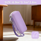 Lavender 3D printing pen case dimensions with detachable wrist strap