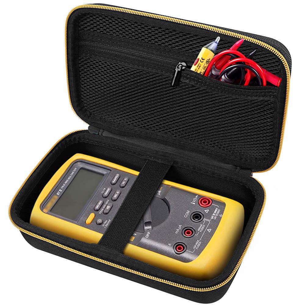 for Fluke Digital Multimeter Carrying Case | ALKOO – for 87v / Black – protective case product view
