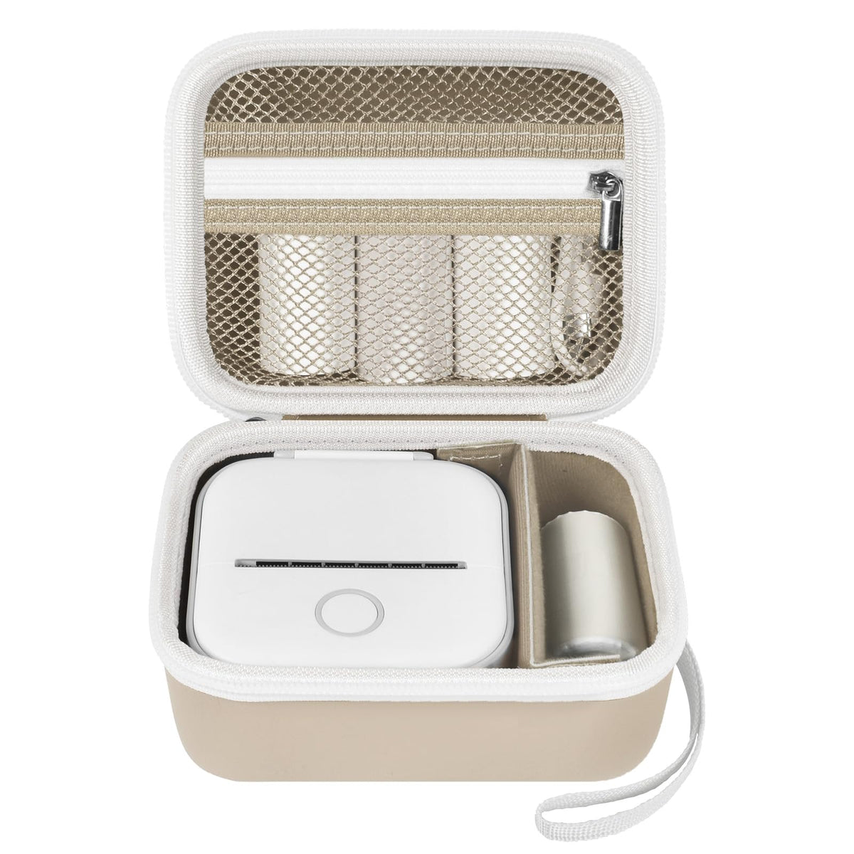 for Memoking T02 & for Phomemo M02 Case | ALKOO – khaki – protective case product view