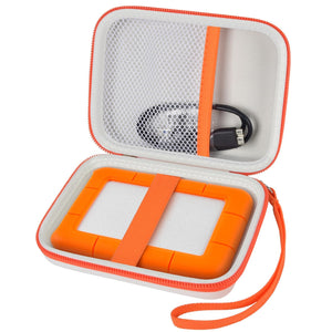 LaCie Rugged Mini Hard Drive Case | ALKOO – White – protective case product view