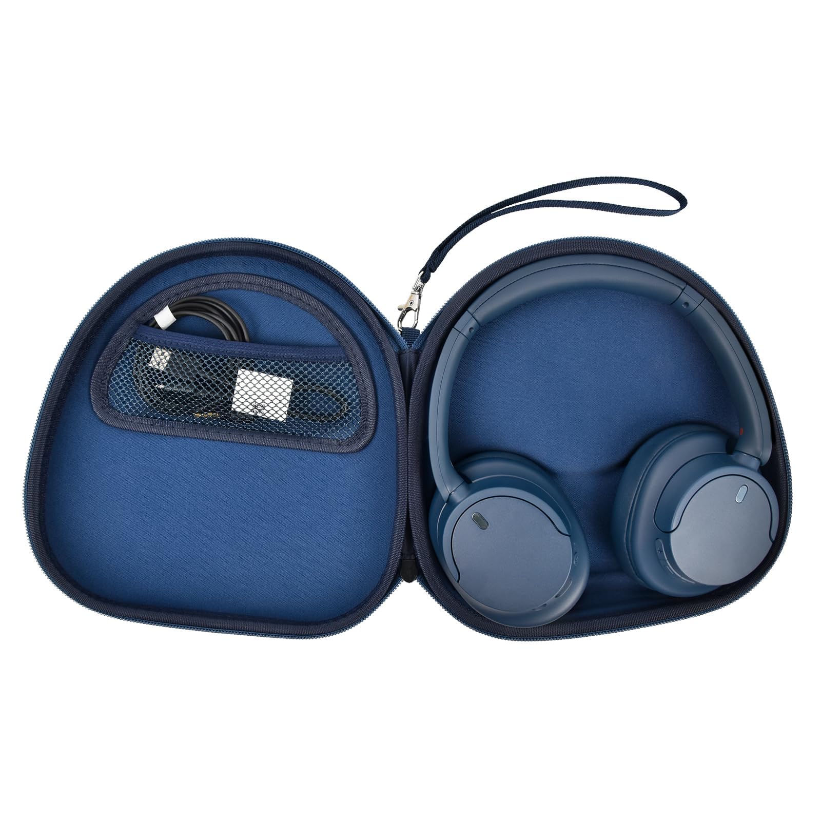 Sony & JBL Wireless Headphone Case | ALKOO – Blue – protective case product view