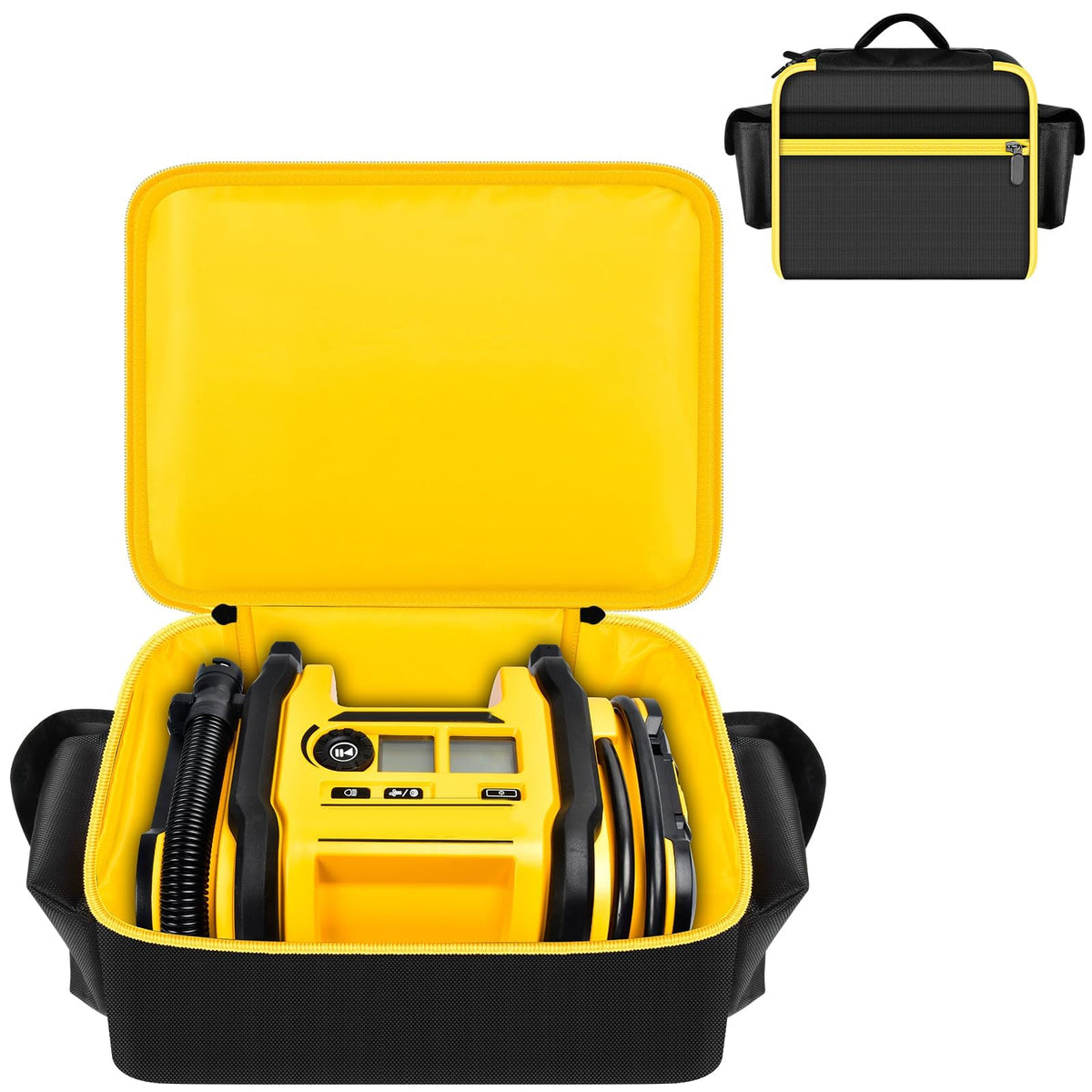 for DEWALT DCC020IB Air Compressor Bag | ALKOO – Yellow Inner – protective case product view