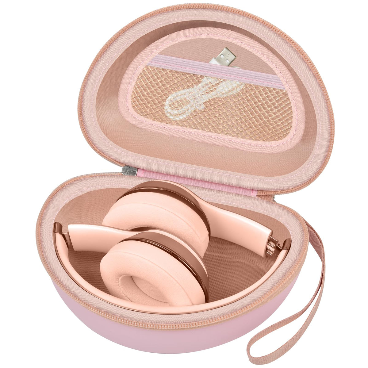 for Beats Solo & Studio Headphone Case | ALKOO – Pink – protective case product view