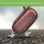 Rose gold KardiaMobile case demonstrating flexible EVA impact and water-resistant protection