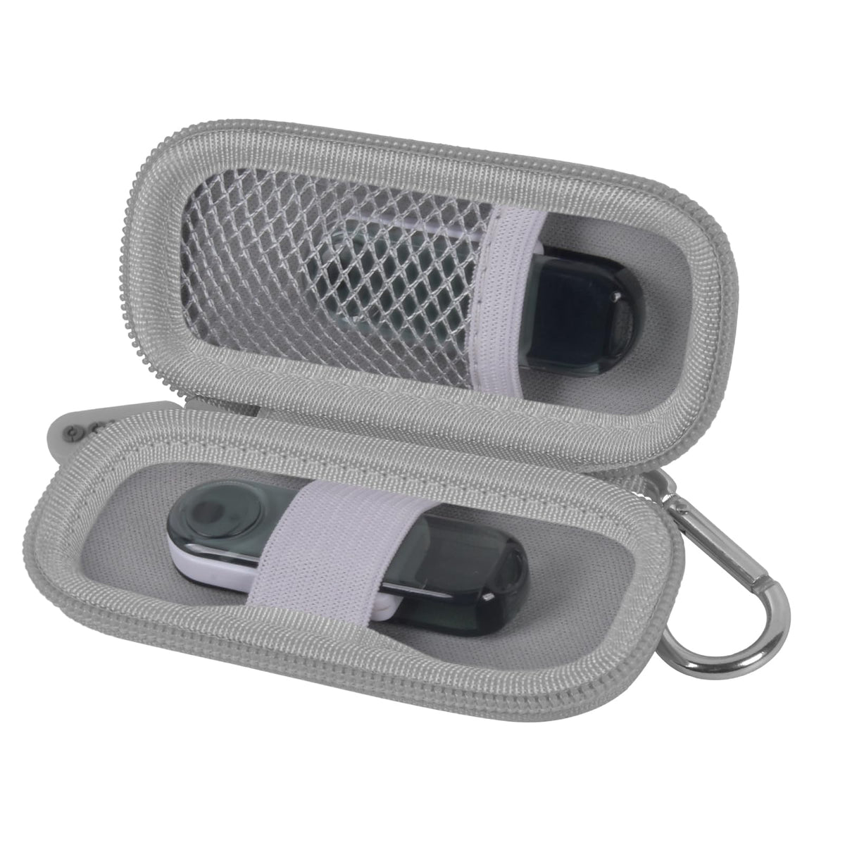 USB Flash Drive & SD Card Organizer | ALKOO – Grey – protective case product view