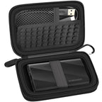 Samsung T9 & T7 Portable SSD Case | ALKOO – Black – protective case product view