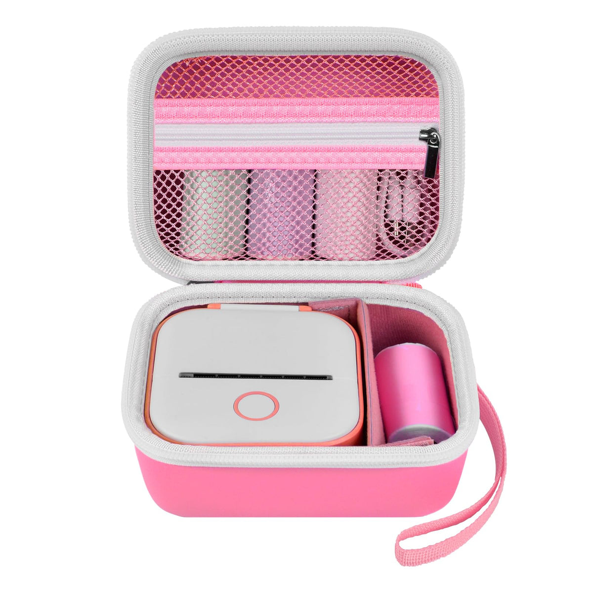 for Memoking T02 & for Phomemo M02 Case | ALKOO – Pink – protective case product view