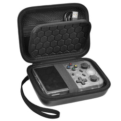 R36S & RG353V Handheld Console Case | ALKOO – Black / Black – protective case product view