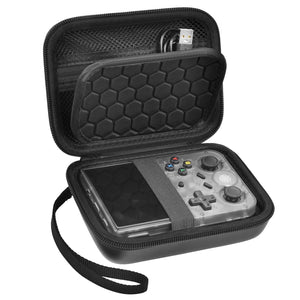 R36S & RG353V Handheld Console Case | ALKOO – Black / Black – protective case product view