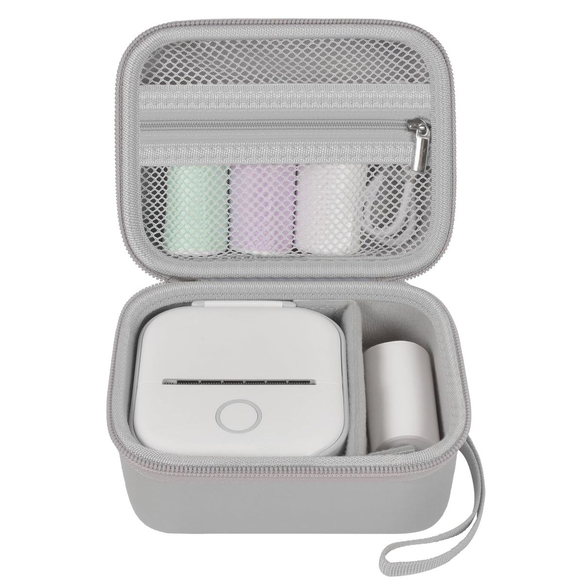 for Memoking T02 & for Phomemo M02 Case | ALKOO – Grey – protective case product view