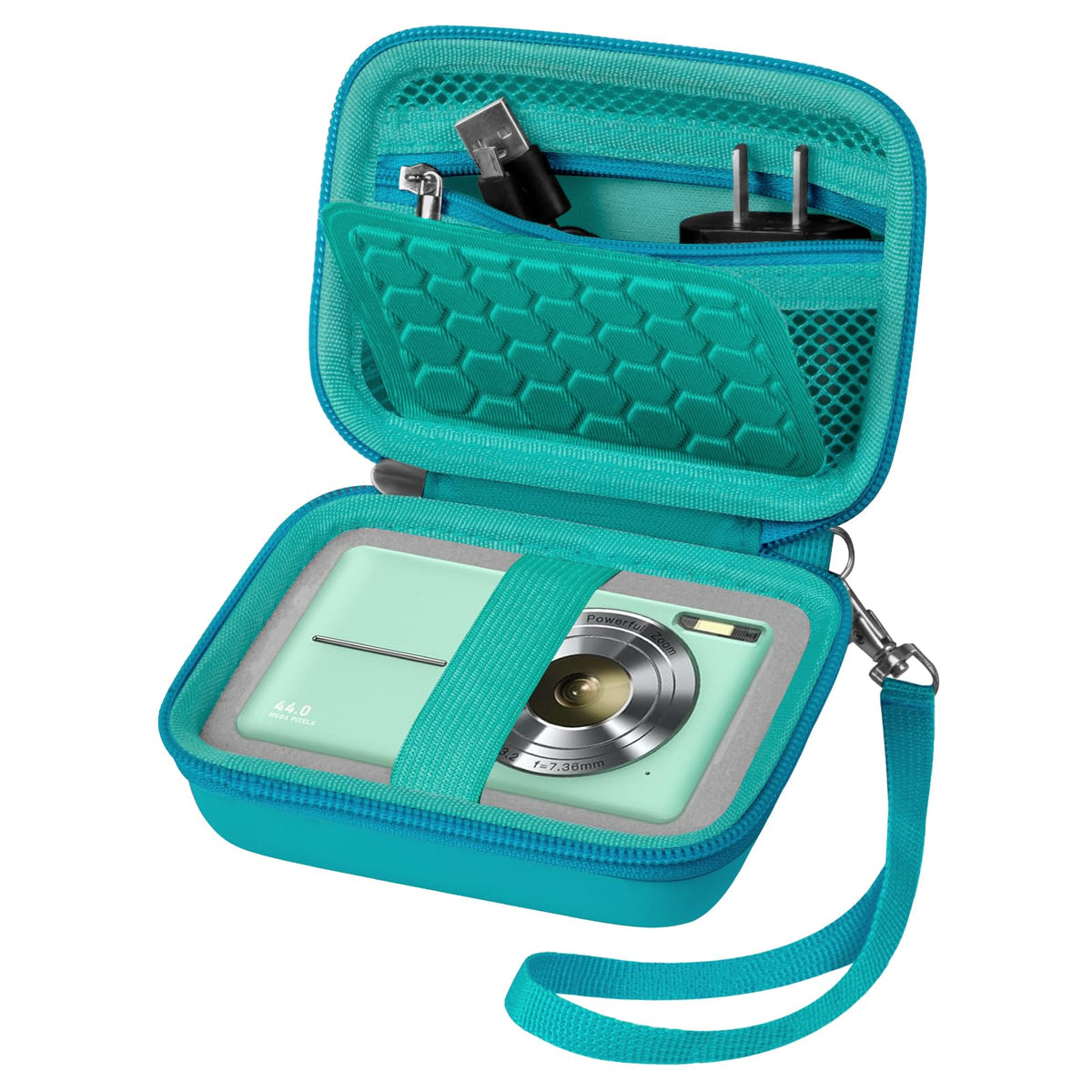 Camera Travel Case for Kodak, for Canon & for Sony – Navy Blue – protective case product view