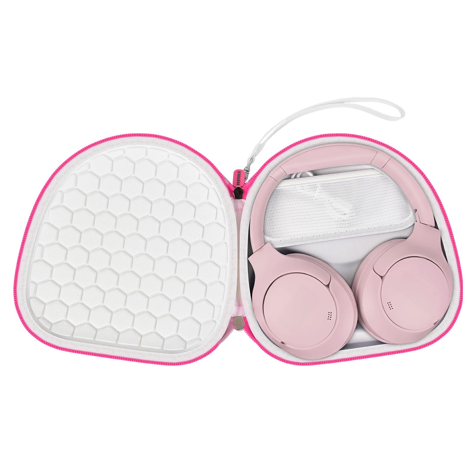 Sony & JBL Wireless Headphone Case | ALKOO – Bright Pink – protective case product view