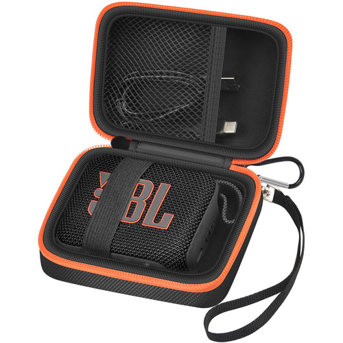 for JBL Go 4, Go 3 & Go 2 Speaker Case | ALKOO – Black – protective case product view