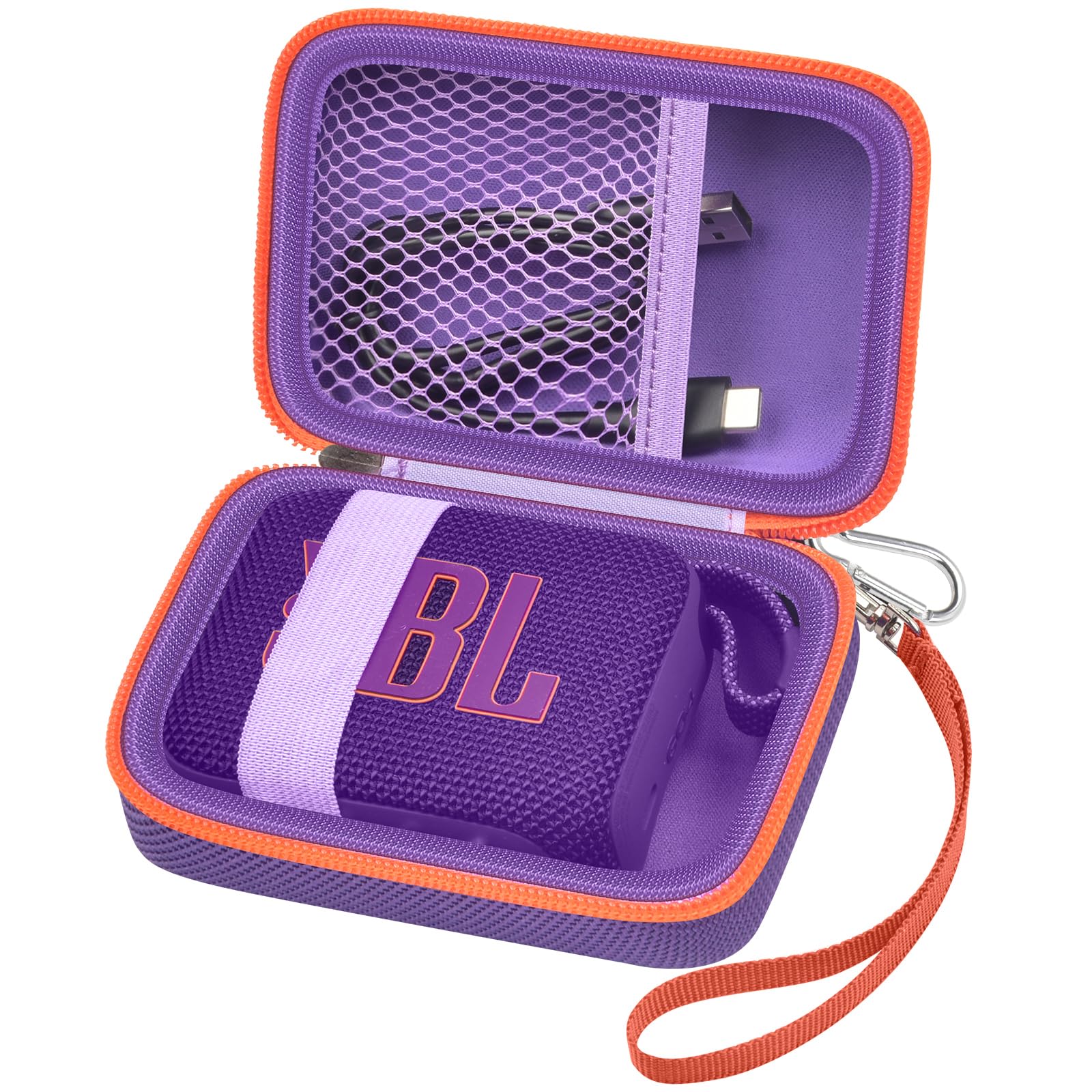 JBL Go 4, Go 3 & Go 2 Speaker Case | ALKOO – Purple – protective case product view