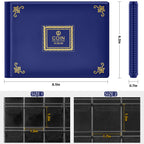 Navy coin album dimensions and pocket sizes for small and large coins