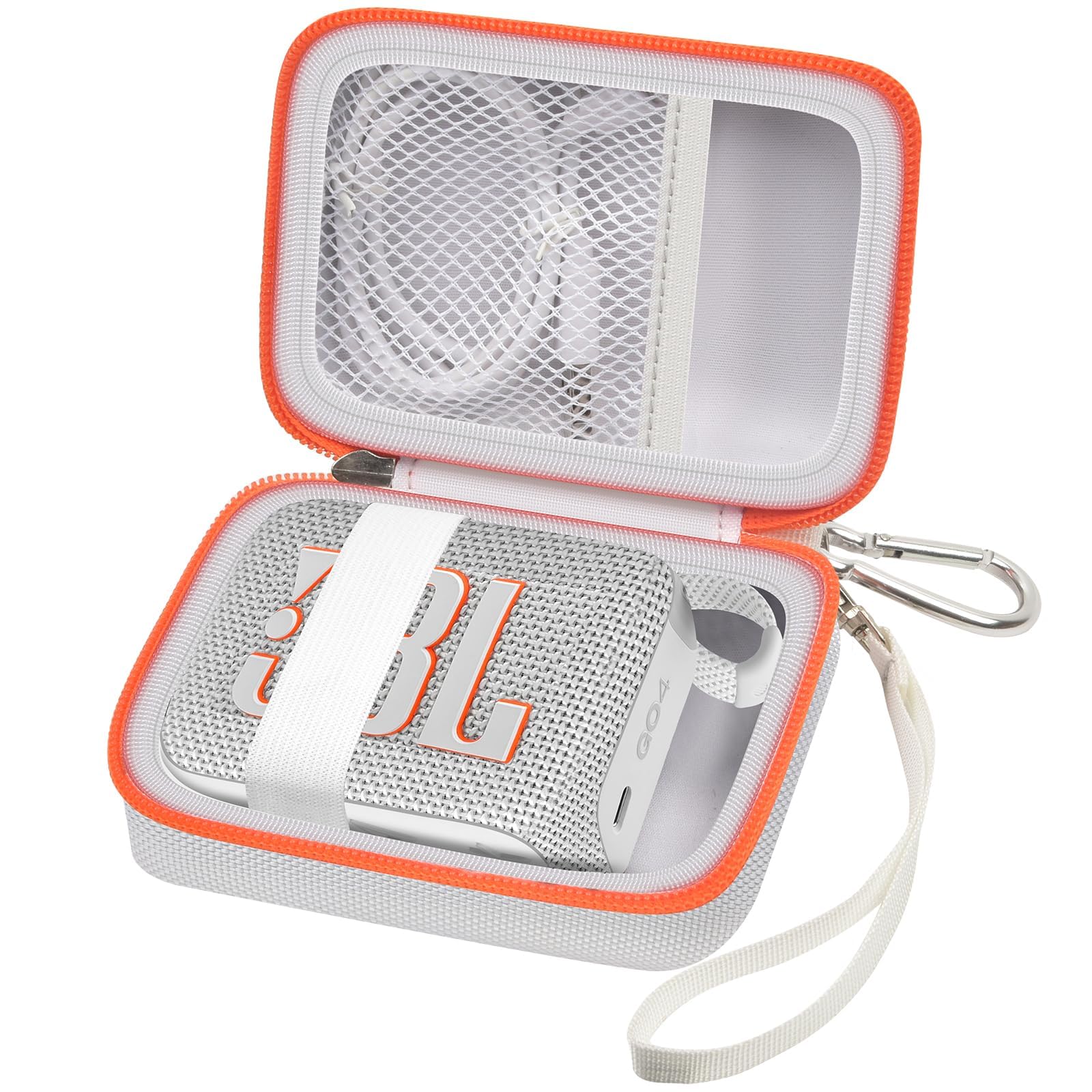 JBL Go 4, Go 3 & Go 2 Speaker Case | ALKOO – White – protective case product view