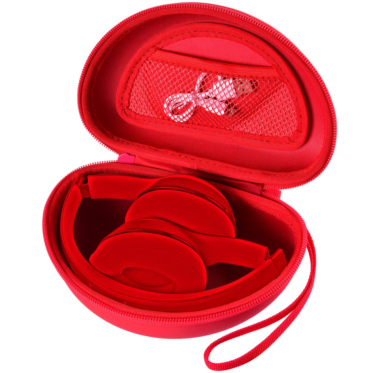 for Beats Solo & Studio Headphone Case | ALKOO – Red – protective case product view