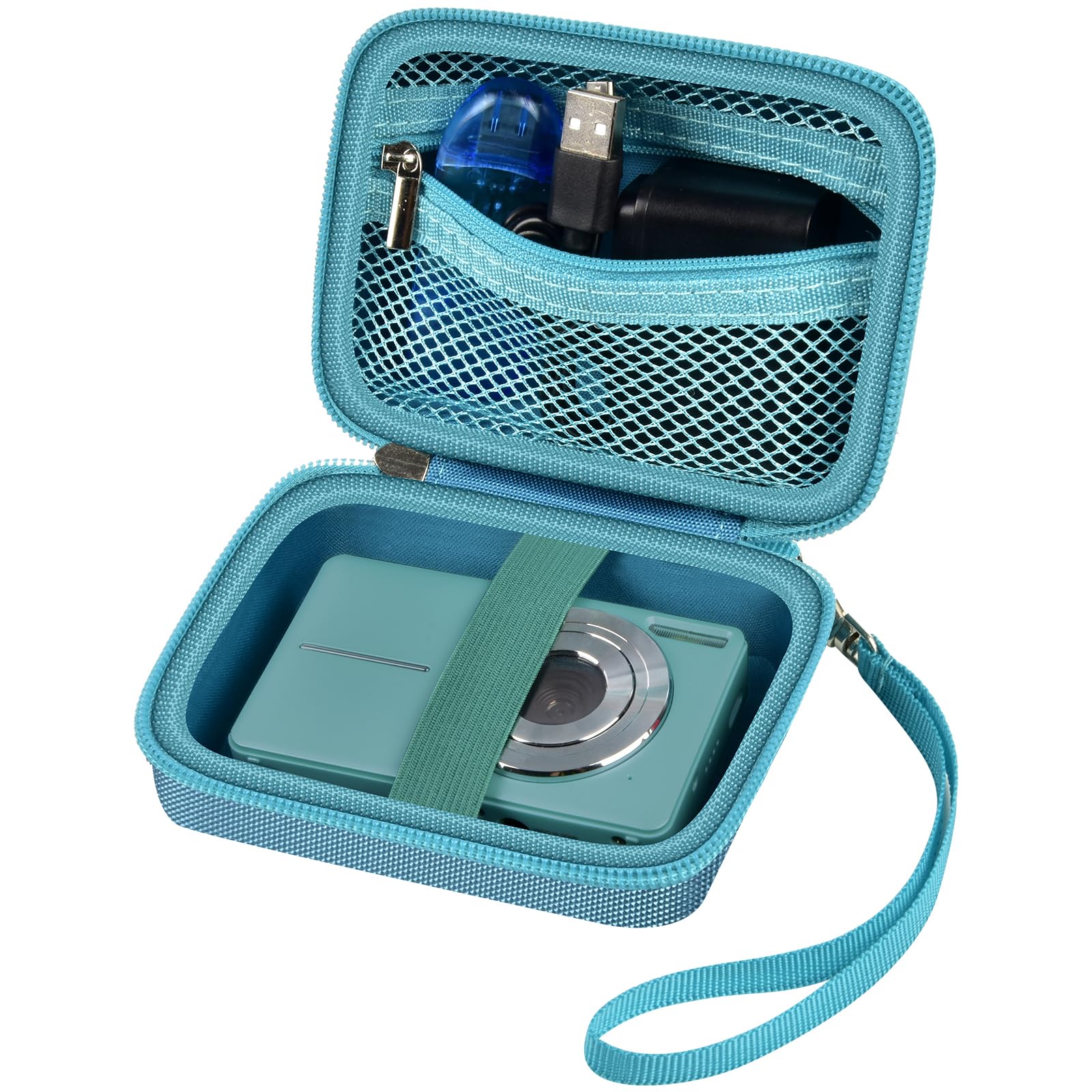 Digital Camera Case for Kodak PIXPRO & More | ALKOO – Dark Green – protective case product view