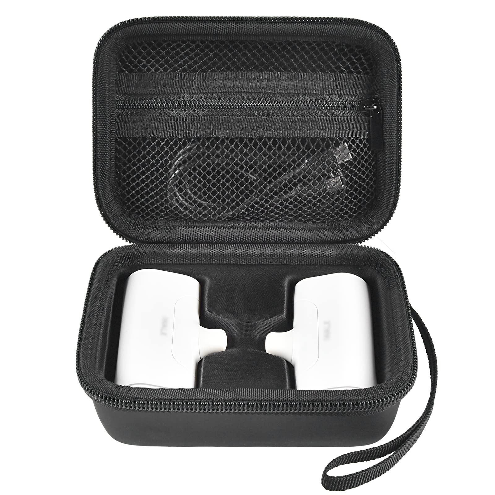Mini Power Bank Travel Case | ALKOO – Double / Black – protective case product view