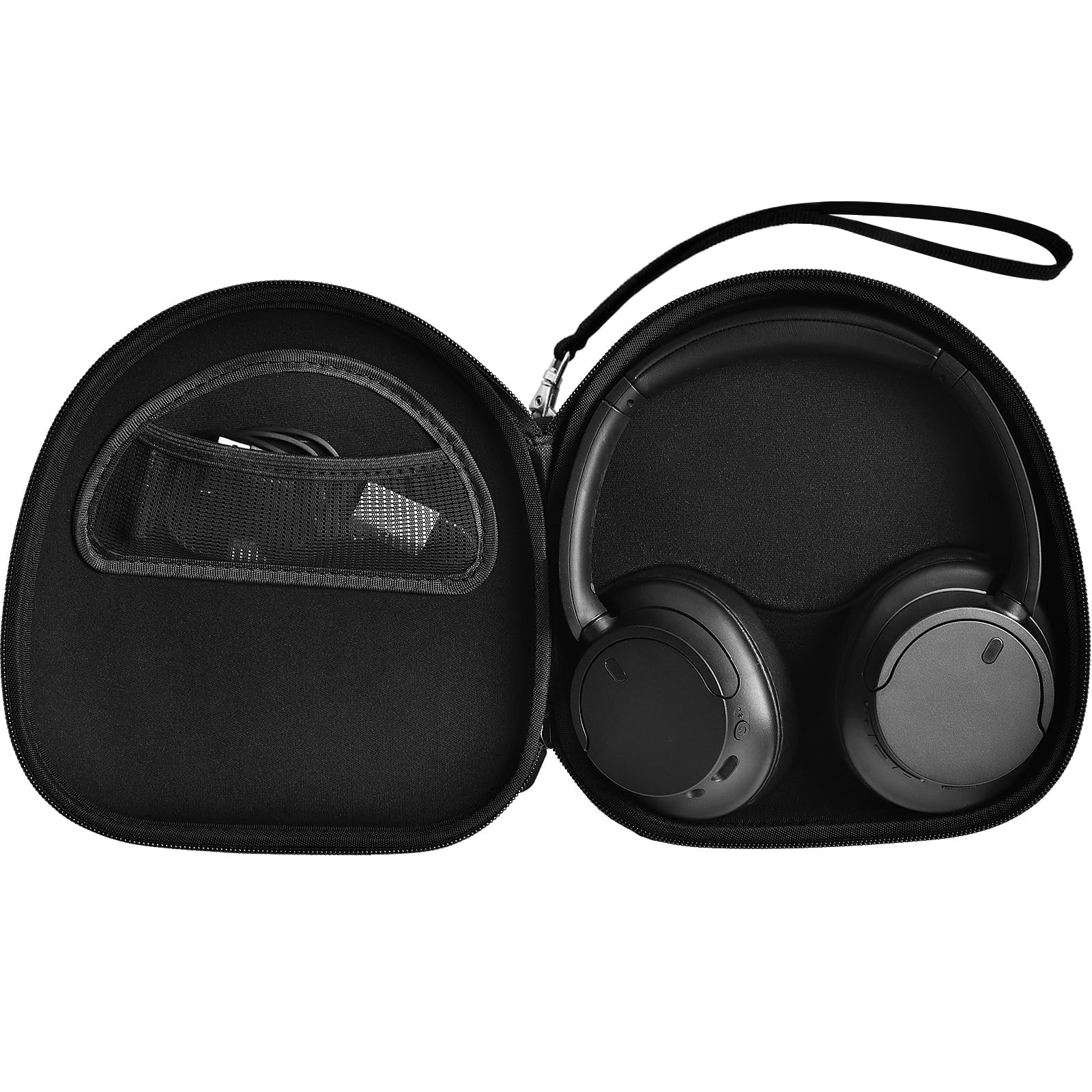 Sony & JBL Wireless Headphone Case | ALKOO – Black – protective case product view