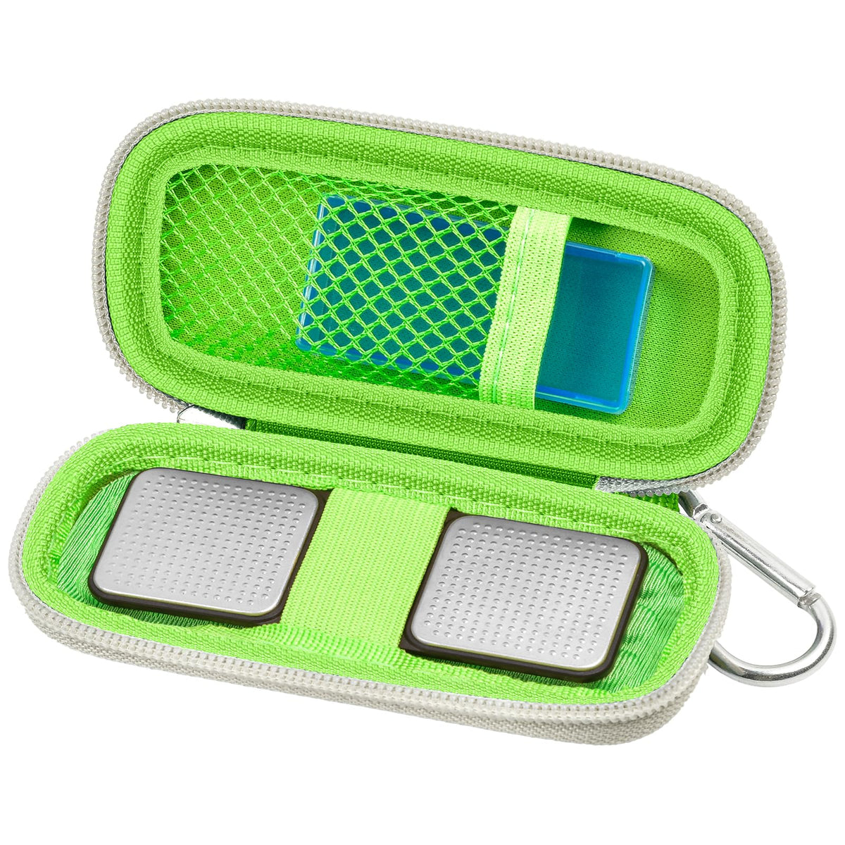 for KardiaMobile 6L Max Travel Case | ALKOO – Green – protective case product view