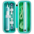 for Oral-B & Sonicare Toothbrush Travel Case – Regular Size / Green – protective case product view