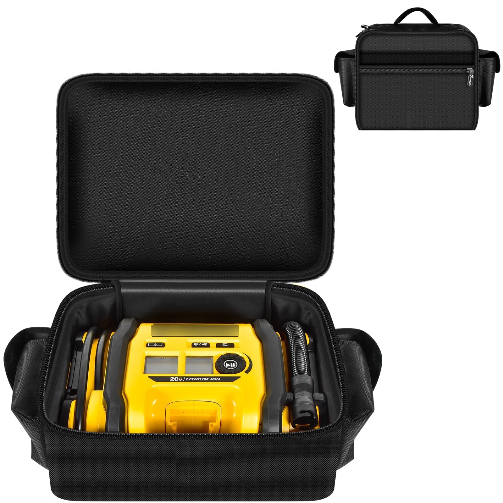 DEWALT DCC020IB Air Compressor Bag | ALKOO – All Black – protective case product view