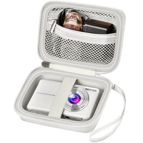 Digital Camera Case for Kodak PIXPRO & More | ALKOO – Light Gray – protective case product view