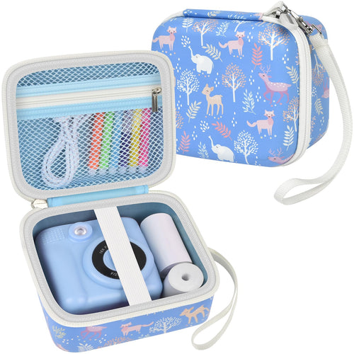 Kids Instant Print Camera Case | ALKOO – Sky Blue – protective case product view