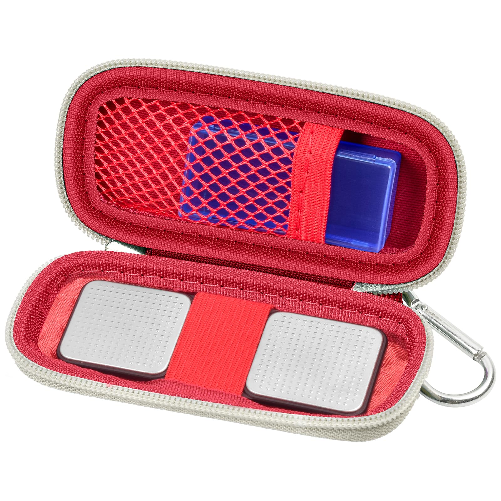 KardiaMobile 6L Max Travel Case | ALKOO – Red – protective case product view