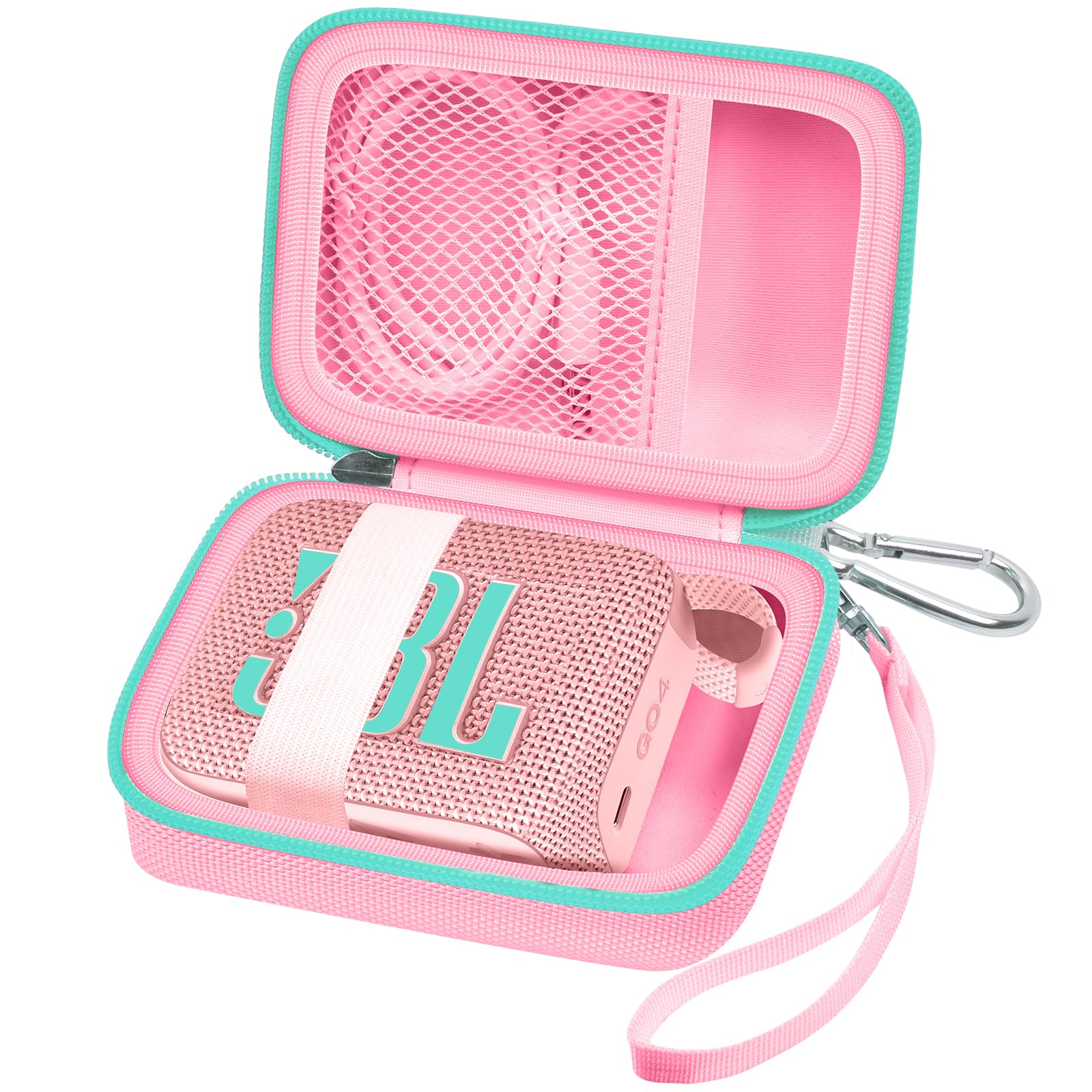 JBL Go 4, Go 3 & Go 2 Speaker Case | ALKOO – Pink – protective case product view