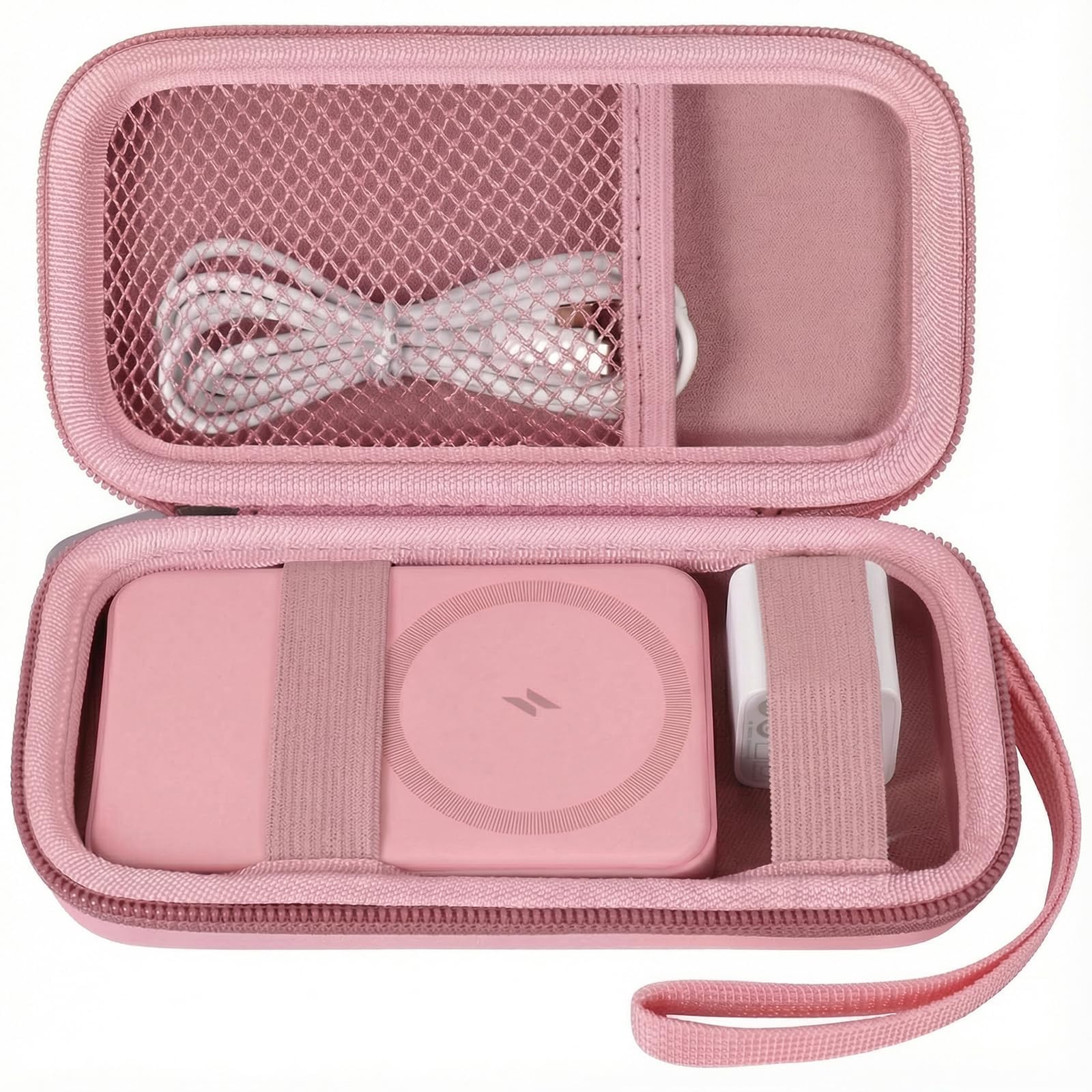 Anker MagSafe Power Bank Travel Case | ALKOO – Medium / Pink – protective case product view