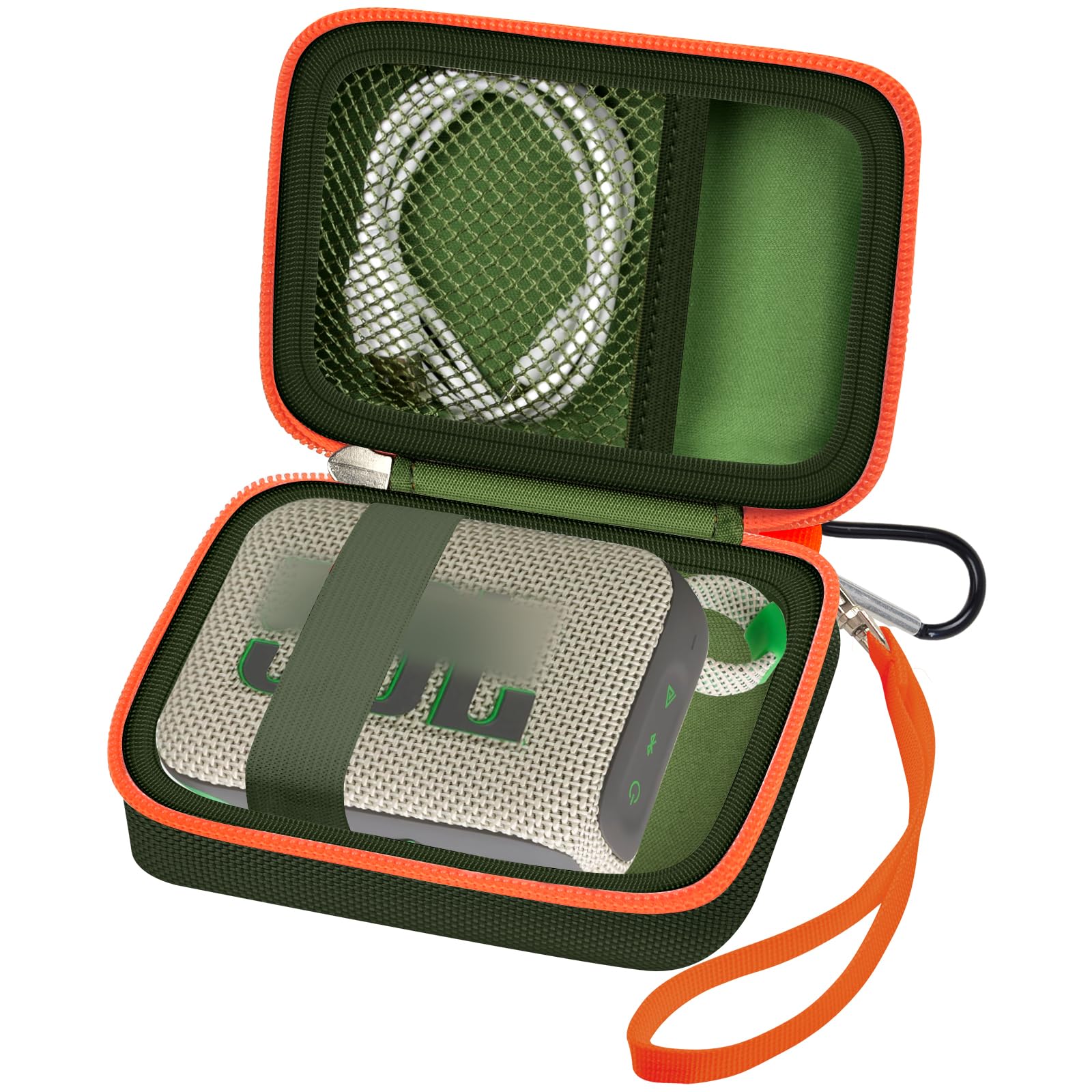 JBL Go 4, Go 3 & Go 2 Speaker Case | ALKOO – Green – protective case product view