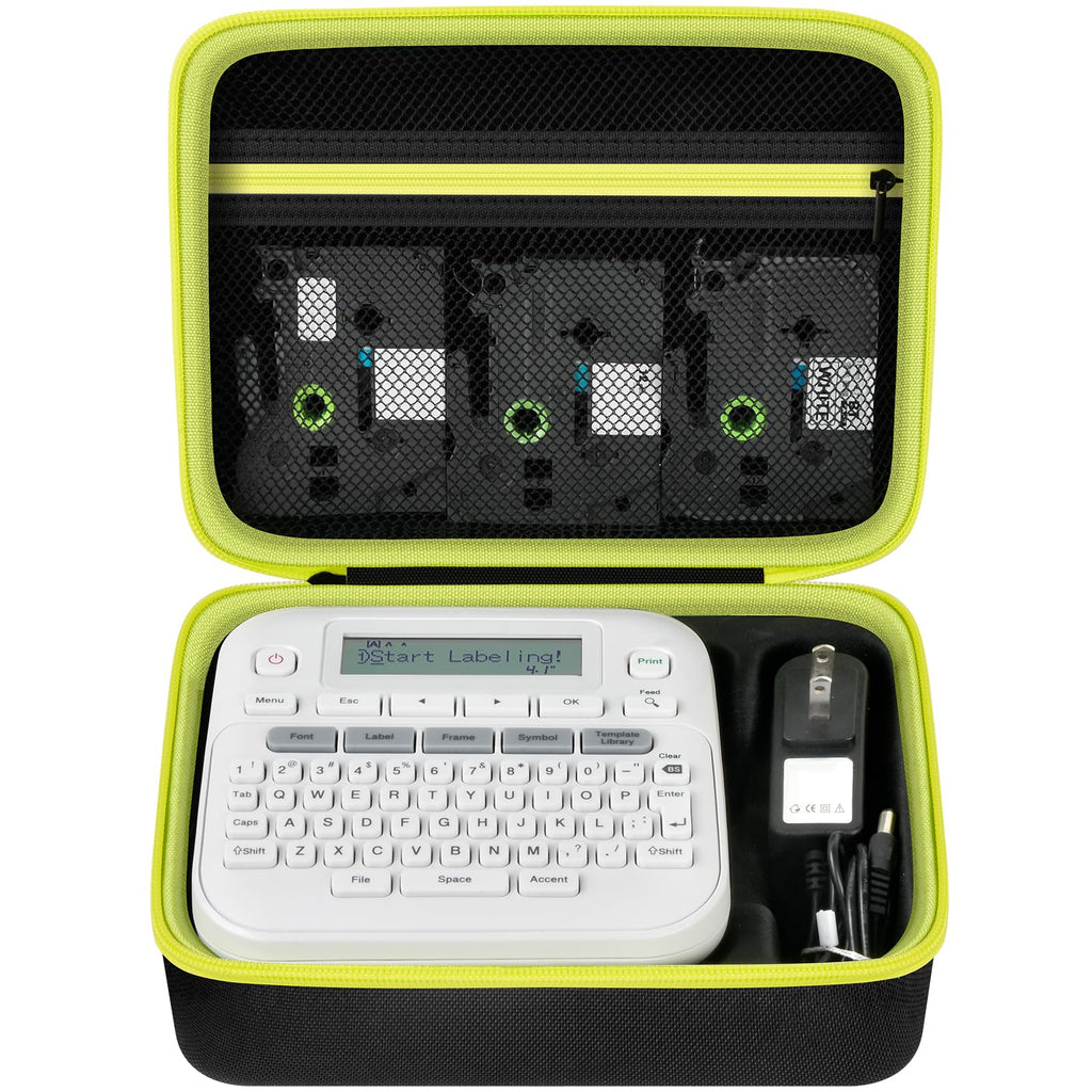 Brother P-Touch PTD220 & D210 Case | ALKOO – Black – protective case product view