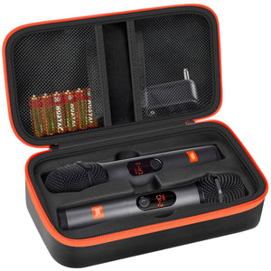 Case for JBL PartyBox Wireless Mic System | ALKOO – Black – protective case product view