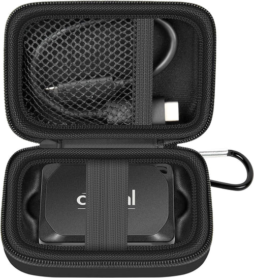 Crucial X10 & X9 Pro Portable SSD Case – Black – protective case product view