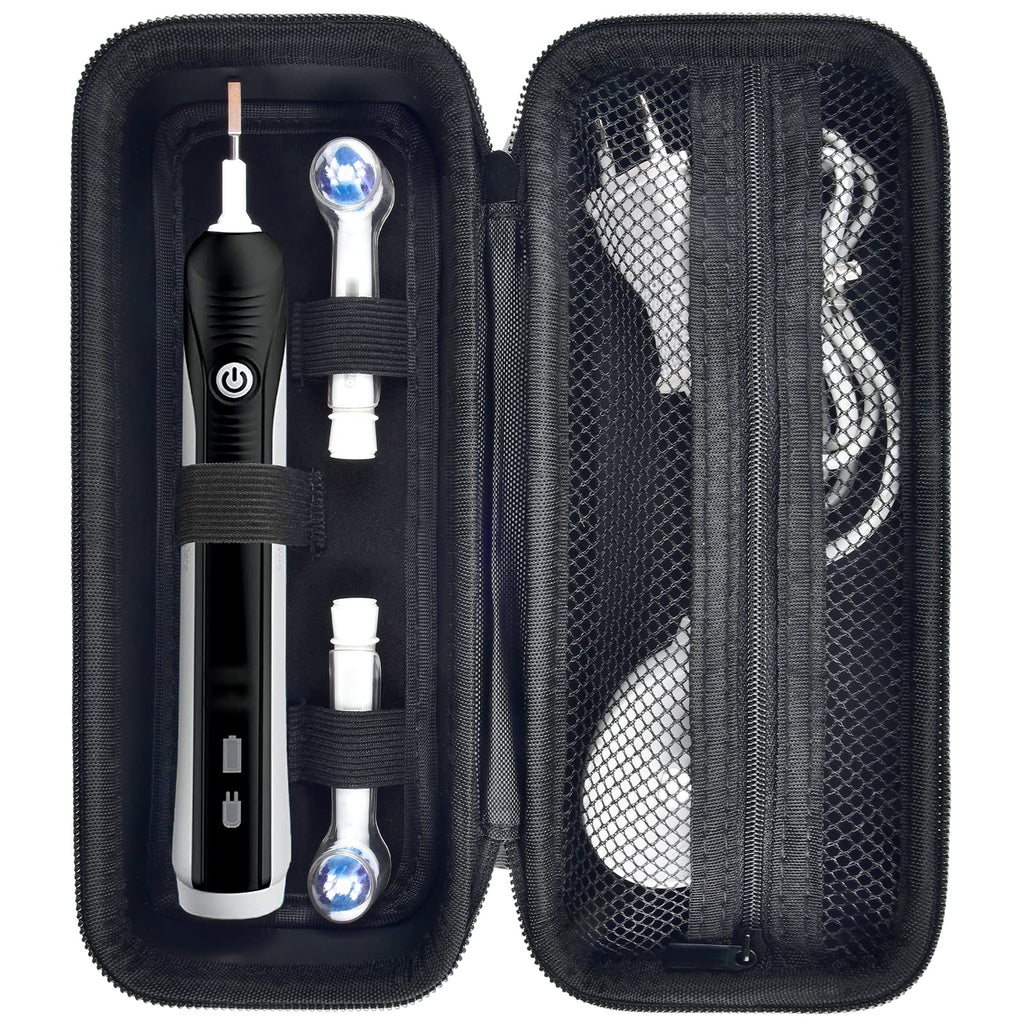 Oral-B & Sonicare Toothbrush Travel Case – Regular Size / Black – protective case product view