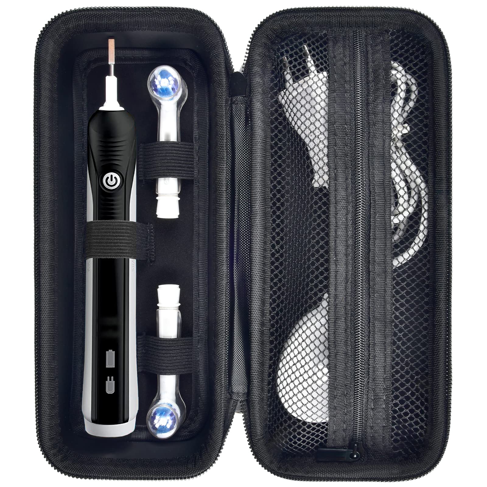 Oral-B & Sonicare Toothbrush Travel Case – Regular Size / Black – protective case product view