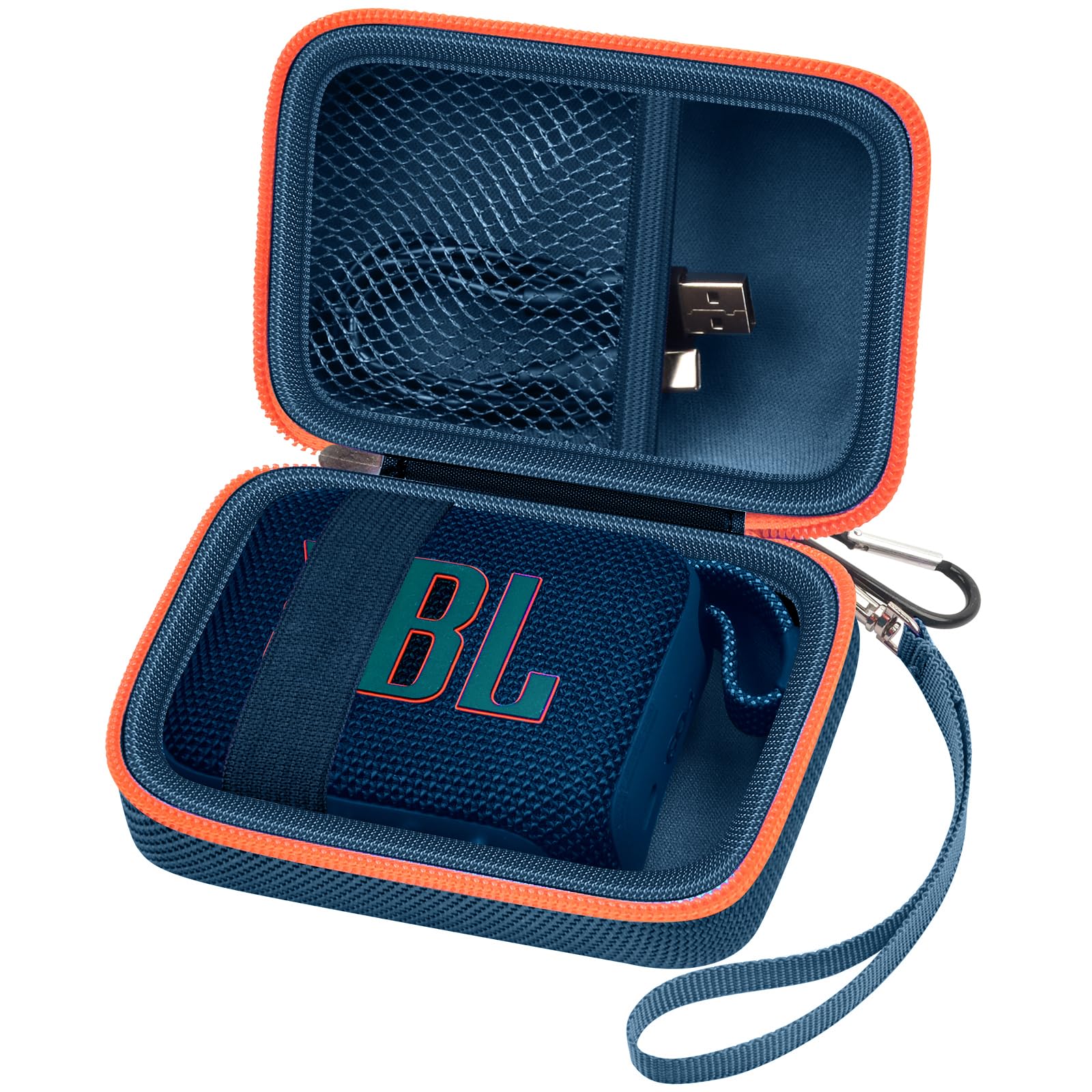 JBL Go 4, Go 3 & Go 2 Speaker Case | ALKOO – Blue – protective case product view